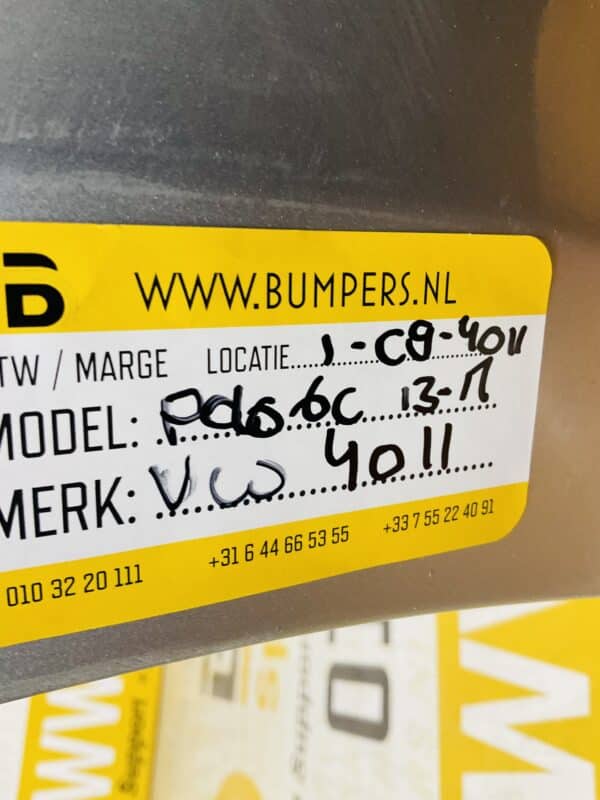 Bumper Volkswagen Polo 6C 2013-2017 4xpdc kls Voorbumper 1-C9-4011