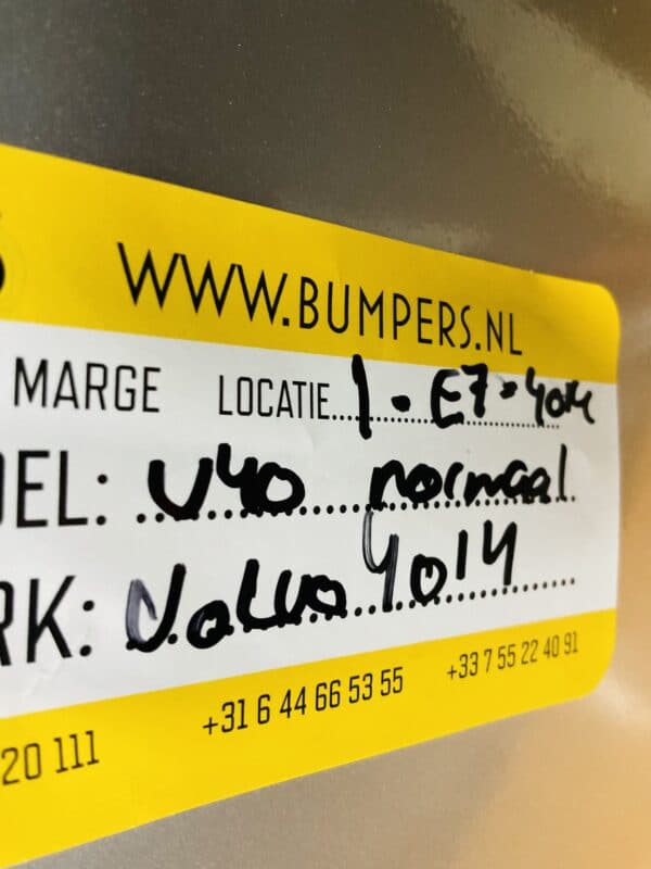 Bumper Volvo V40 normaal KLS Voorbumper 1-E7-4041