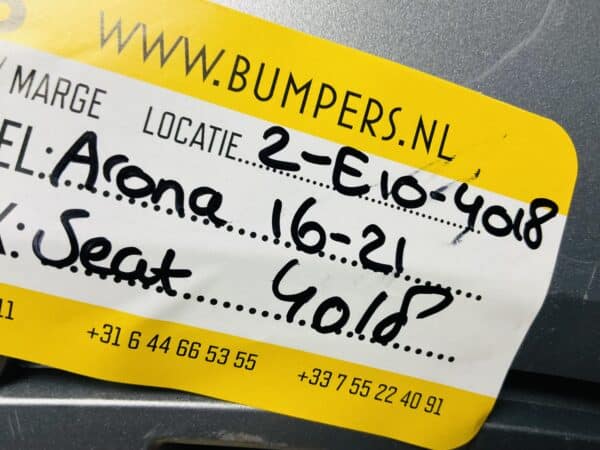 Bumper Seat Arona 2016-2021 Voorbumper 2-E10-4018