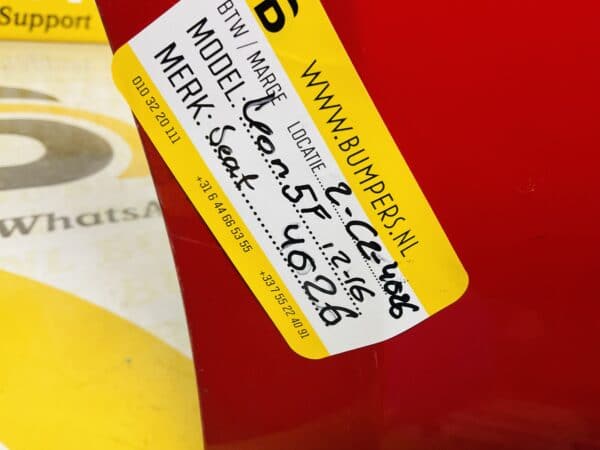 Bumper Seat Leon 5F 2012-2016 4xpdc kls Voorbumper 2-C2-4026