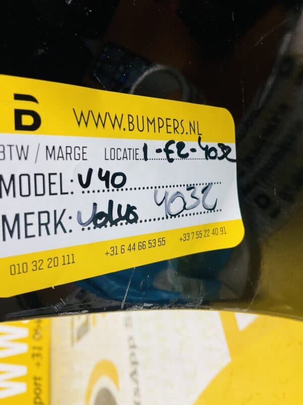 Bumper Volvo V40 Normaal kls Voorbumper 1-E2-4032