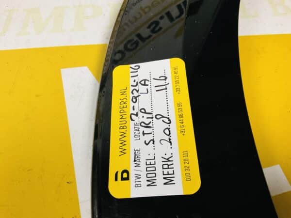 Zijscherm strip Peugeot 208 9823300580 LA links achter GT Line 2-Q2L-116