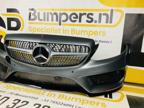 Bumper Mercedes C Klasse W205 AMG 2014-2017 Voorbumper 1-A4-3018