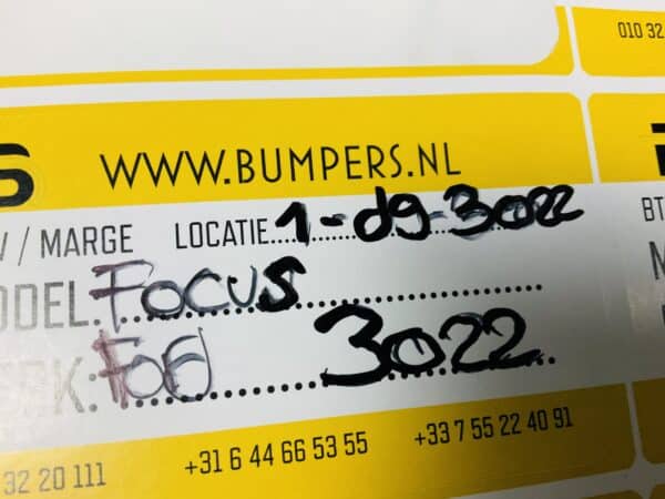 Bumper Ford Focus MK4 2017-2021 Voorbumper 1-D9-3022