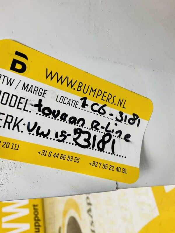 Bumper Volkswagen Touran R-Line 2015-2019 Voorbumper 1-C6-3181