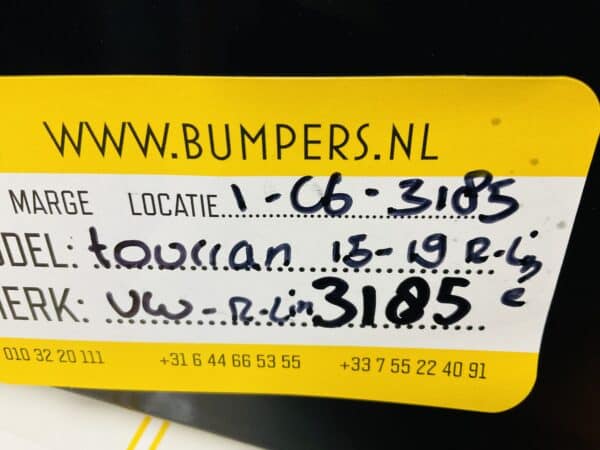 Bumper Volkswagen Touran R-line 2015-2019 Voorbumper 1-C6-3185