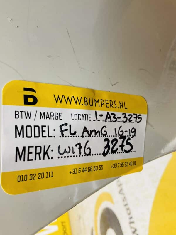 Bumper Mercedes A Klasse W176 AMG Facelift 2016-2019 Voorbumper 1-A3-3275
