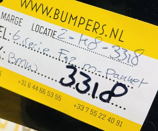Bumper Bmw 6 Serie F12 F13 M Pakket Voorbumper 2-K8-3318