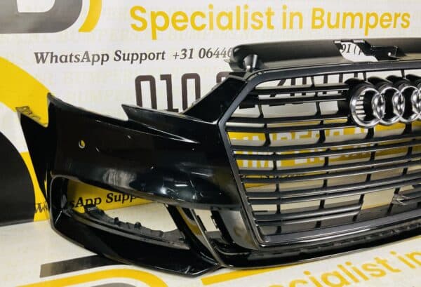 Bumper Audi A3 8V FL Sline 2016-2020 4XPDC KLS RADAR Voorbumper 1-H3-3333