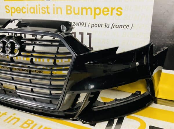 Bumper Audi A3 8V FL Sline 2016-2020 4XPDC KLS RADAR Voorbumper 1-H3-3333