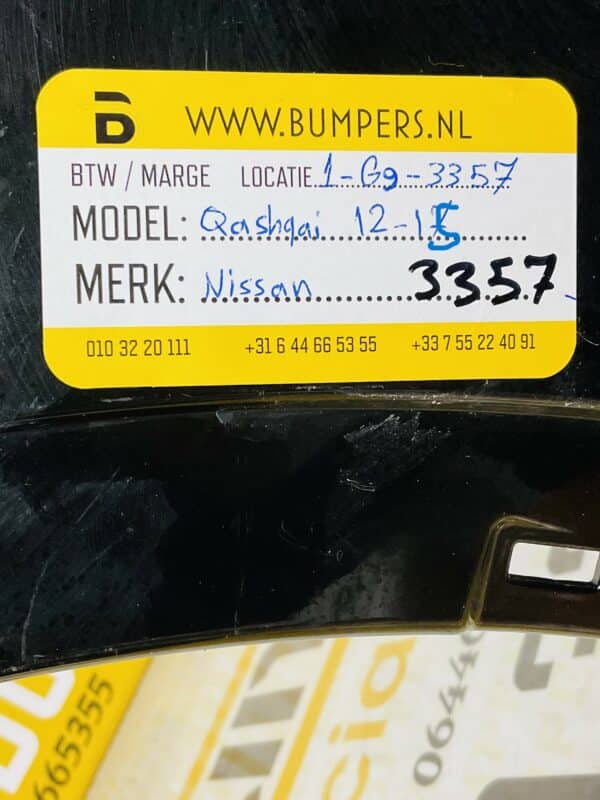 Bumper Nissan Qashqai 2012-2015 Voorbumper 1-G9-3357