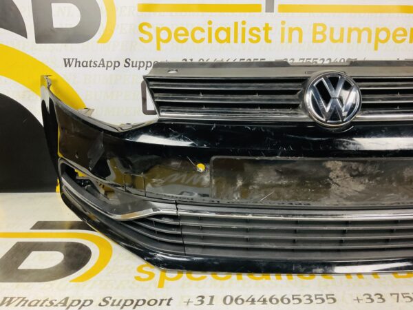 Bumper Volkswagen Polo 6C 2013-2017 4XPDC + Grill Voorbumper 1-C9-3360