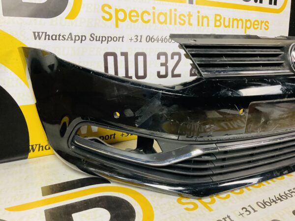 Bumper Volkswagen Polo 6C 2013-2017 4XPDC + Grill Voorbumper 1-C9-3360