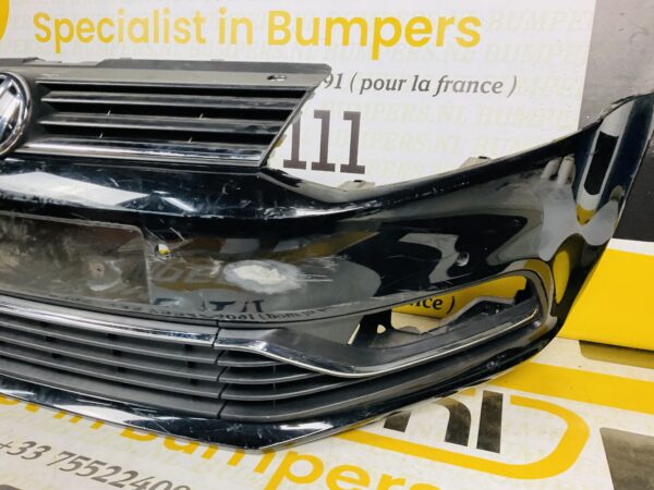 Bumper Volkswagen Polo 6C 2013-2017 4XPDC + Grill Voorbumper 1-C9-3360