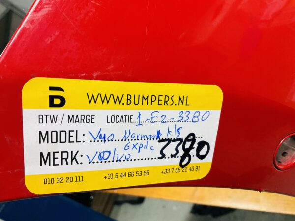 Bumper Volvo V40 Normaal KLS 6XPDC Voorbumper 1-E2-3380