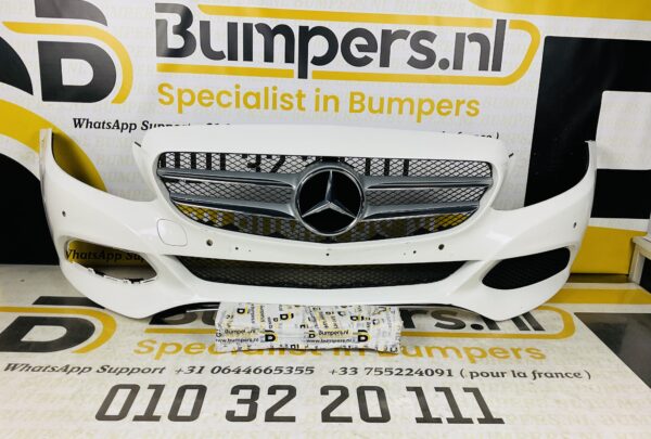 Bumper MERCEDES C KLASSE W205 2014-2017 NORMAAL 6XPDC  Voorbumper 1-A4-3518Z