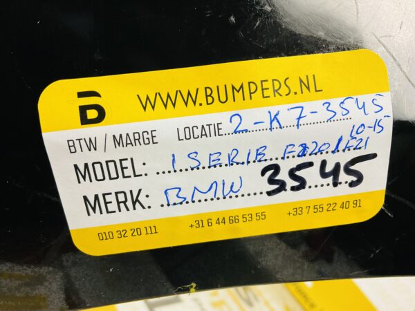Bumper BMW 1 SERIE F20 F21 2010-2015 Voorbumper 2-K7-3545Z