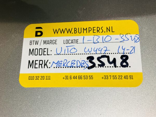 Bumper MERCEDES VITO W447 2014-2021 Voorbumper 1-B10-3548