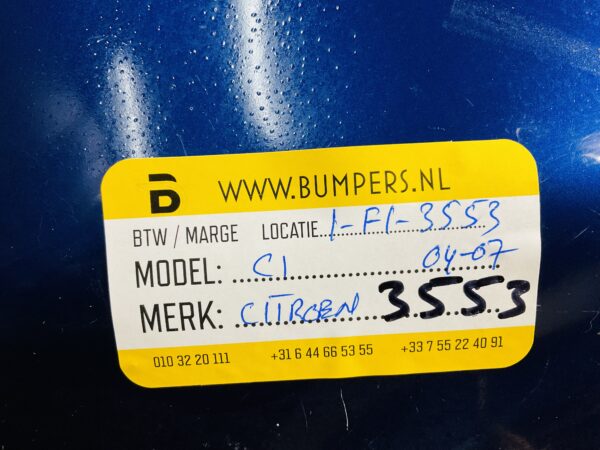 BumperCITROEN C1 2004-2007 Voorbumper 1-F1-3553Z