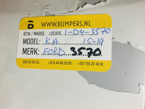 Bumper FORD KA 2015-2019 Voorbumper 1-D4-3570Z