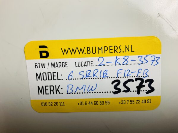 Bumper BMW 6 SREIE F12 F13 M PAKKET Voorbumper 2-K8-3573Z