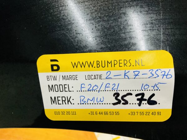 Bumper BMW 1 SERIE F20 F21  2010-2015Voorbumper 2-K7-3576Z