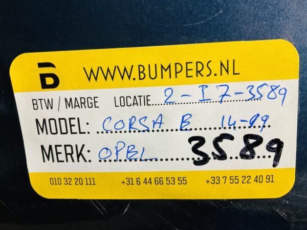 Bumper FOPEL CORSA E 20114-2019 Voorbumper 2-i7-3589Z