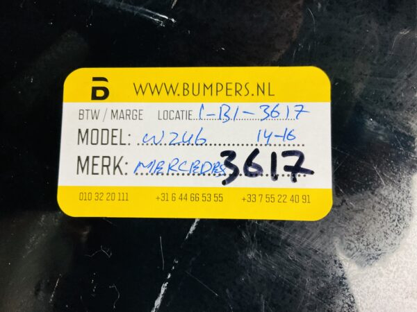 Bumper MERCEDES B KLASSE W246 2014-2016 RL Voorbumper 1-B1-3617Z