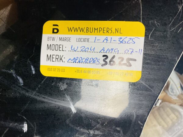 Bumper MERCEDES C KLASSE W204 AMG 2007-2011 Voorbumper 1-A1-3625Z