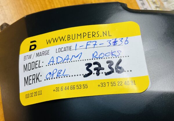 BUMPER OPEL ADAM ROCKS ACHTERBUMPER 1-F7-3736Z