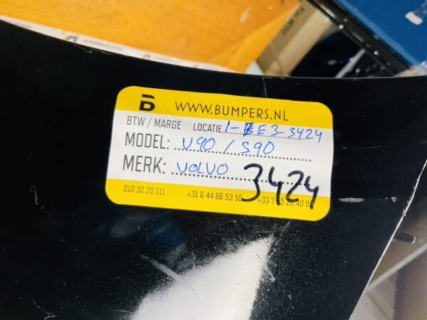 Bumper Volvo V90 S 90 2016-2021 KLS 6XPDC Voorbumper 1-E3-3424Z