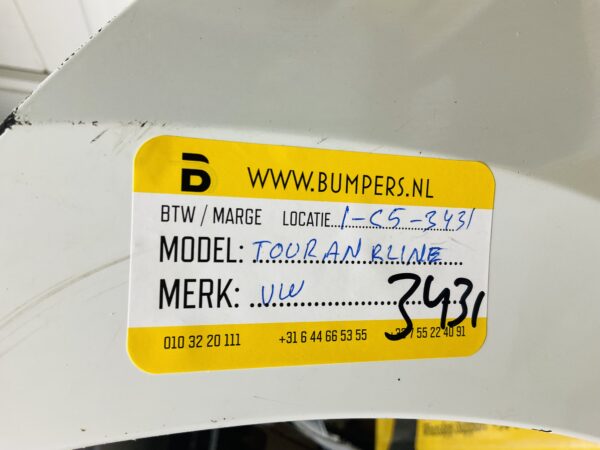Bumper Volkswagen TOURAN RLINE 2015-2019 R-LINE Voorbumper 1-C5-3431Z