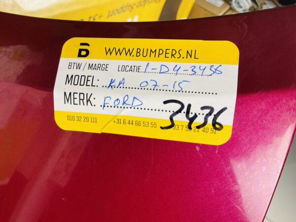 Bumper Ford KA 2007-2015 Voorbumper 1-D4-3436Z