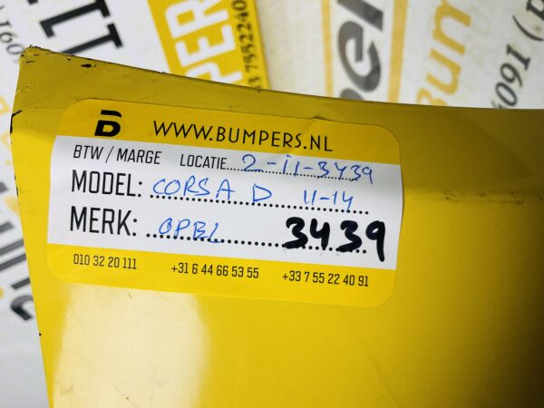 Bumper OPEL CORSA D FACELIFT 2011-2014 Voorbumper 2-i1-3439Z