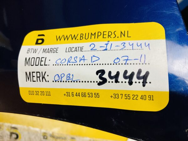 Bumper OPEL CORSA D 2007-2011 Voorbumper 2-i1-3444Z