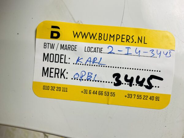Bumper OPEL KARL 2014-2021 Voorbumper 2-i4-3445Z
