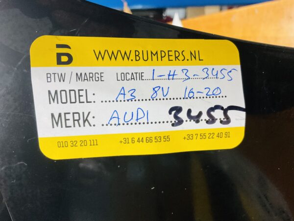 Bumper Audi A3 8V SLINE S-LINE FACELIFT KLS 2016-2020 Voorbumper 1-H3-3455Z