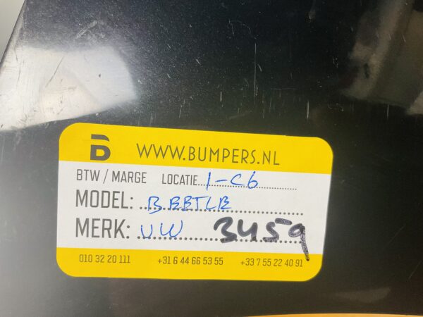 Bumper Volkswagen BEETLE Voorbumper 1-C6-3459Z