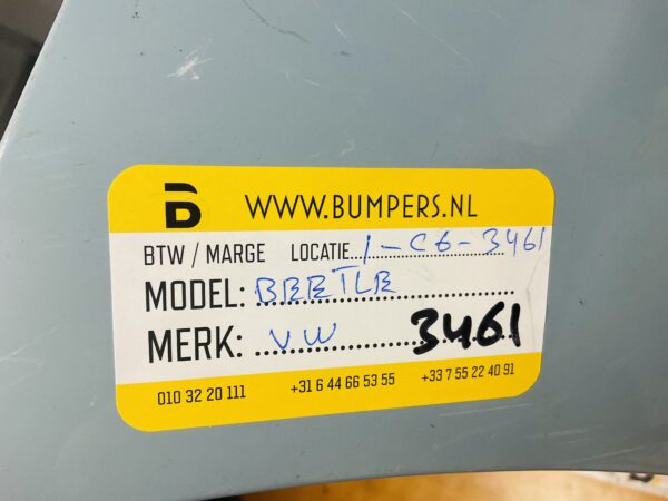 Bumper Volkswagen BEETLE  Voorbumper 1-C6-3461Z