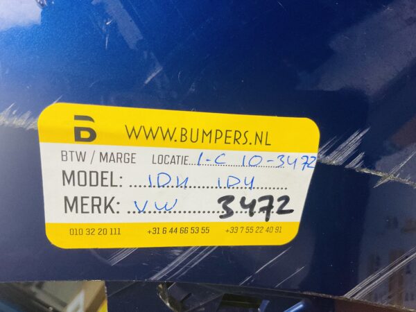 Bumper VOLKSWAGEN iD4 2020-2022 i D4 Voorbumper 1-B8-3472Z