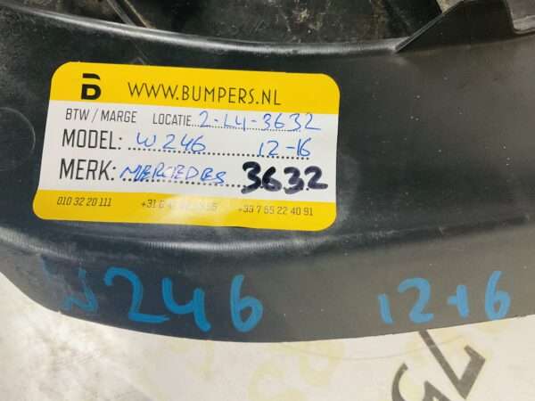 Onderplaat Mercedes B Klasse W246 A2468850036 Bumper Lip 2-L4-3632z