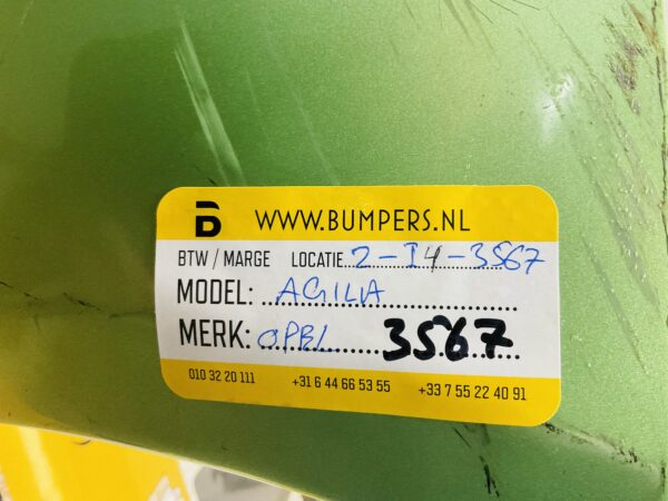 Bumper Opel Agila Voorbumper 2-i4-3567Z