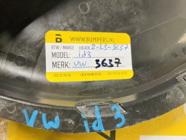 Onderplaat Volkswagen id3 2019-2023 10A805915 Bumper Lip 2-R1-3637