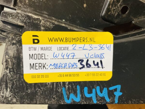 Onderplaat Mercedes V Klasse Viano W447 A4478856400 Bumperlip 2-L3-3641