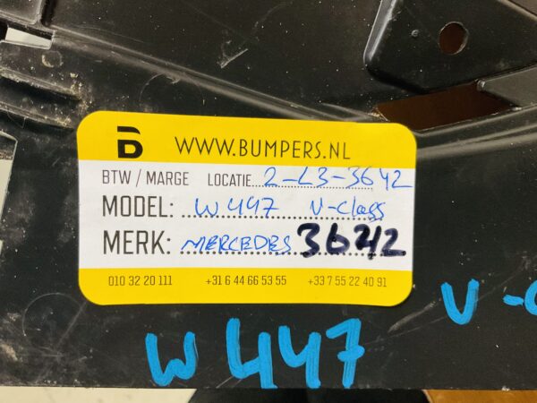 Onderplaat Mercedes V Klasse Viano W447 A4478856400 Bumperlip 2-L4A-3642z