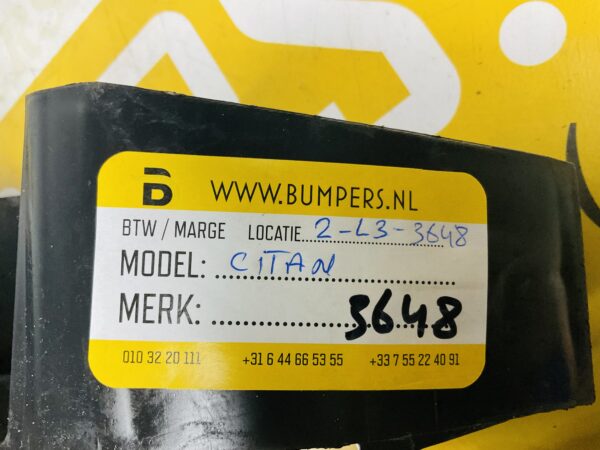 Bumper Houder Mercedes Citan Onderplaat 2-L3-3648