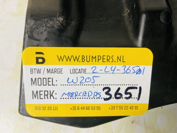 Bumperlip Mercedes C Klasse W205 A2055202400 Onderplaat 2-L3D-3651Z