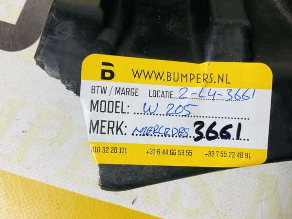 Bumper lip Mercedes C Klasse W205 A2055200800 Onderplaat 2-L3D-3661Z