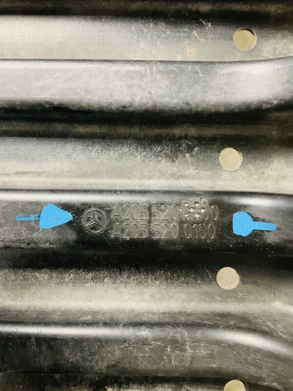 Bumperlip Mercedes C Klasse W205 A2055200100 Onderplaat 2-L3D-3662z