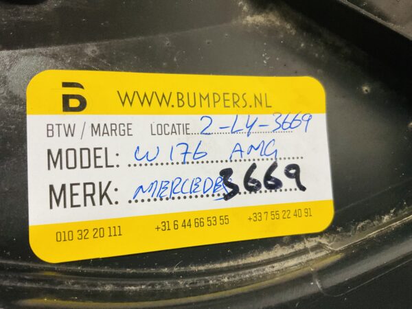 BumperLip Mercedes A Klasse W176 AMG A1768850736 Onderplaat 2-L4-3669z